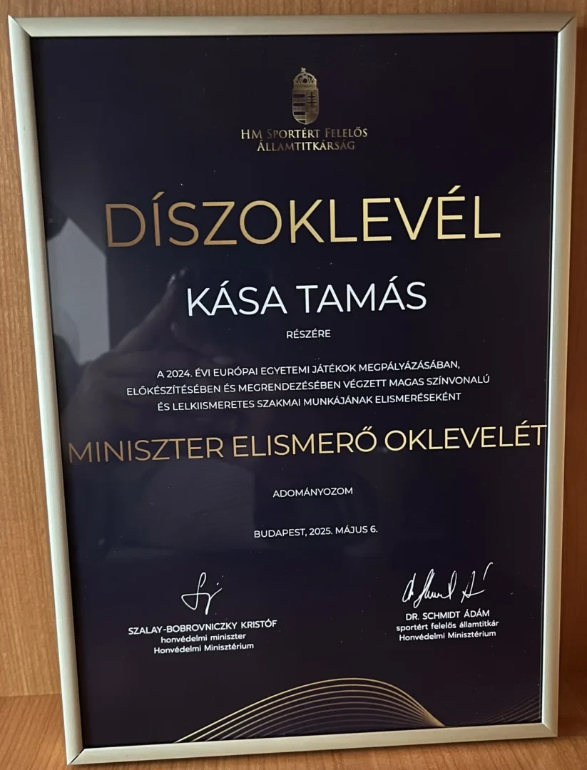 Kása Tamás állami kitüntetés