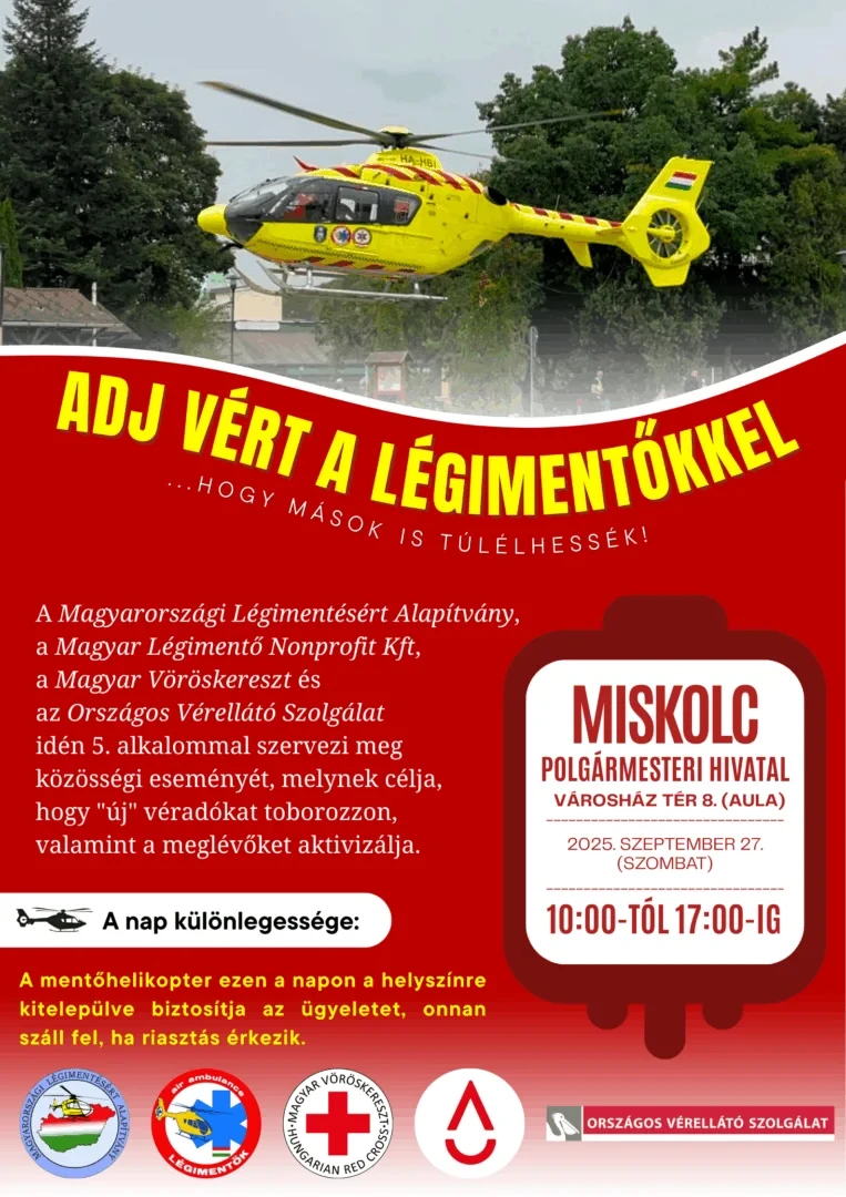 Véradás plakát Miskolc (2)