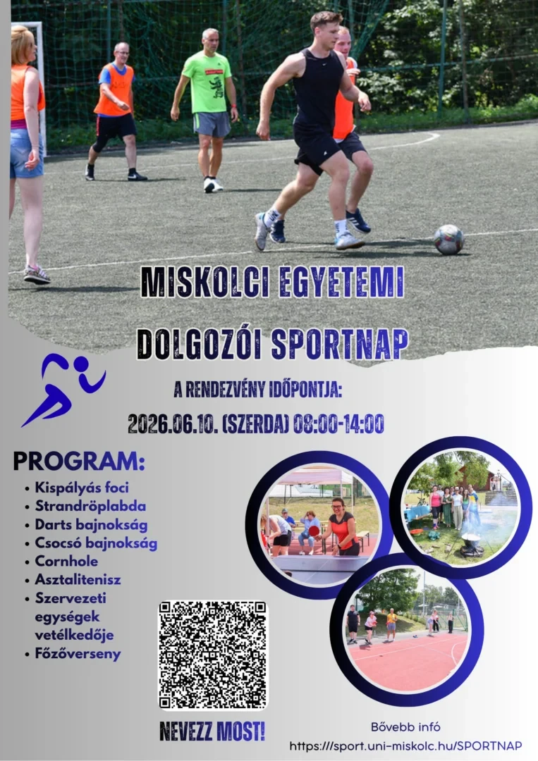 plakát dolgozói sportnap